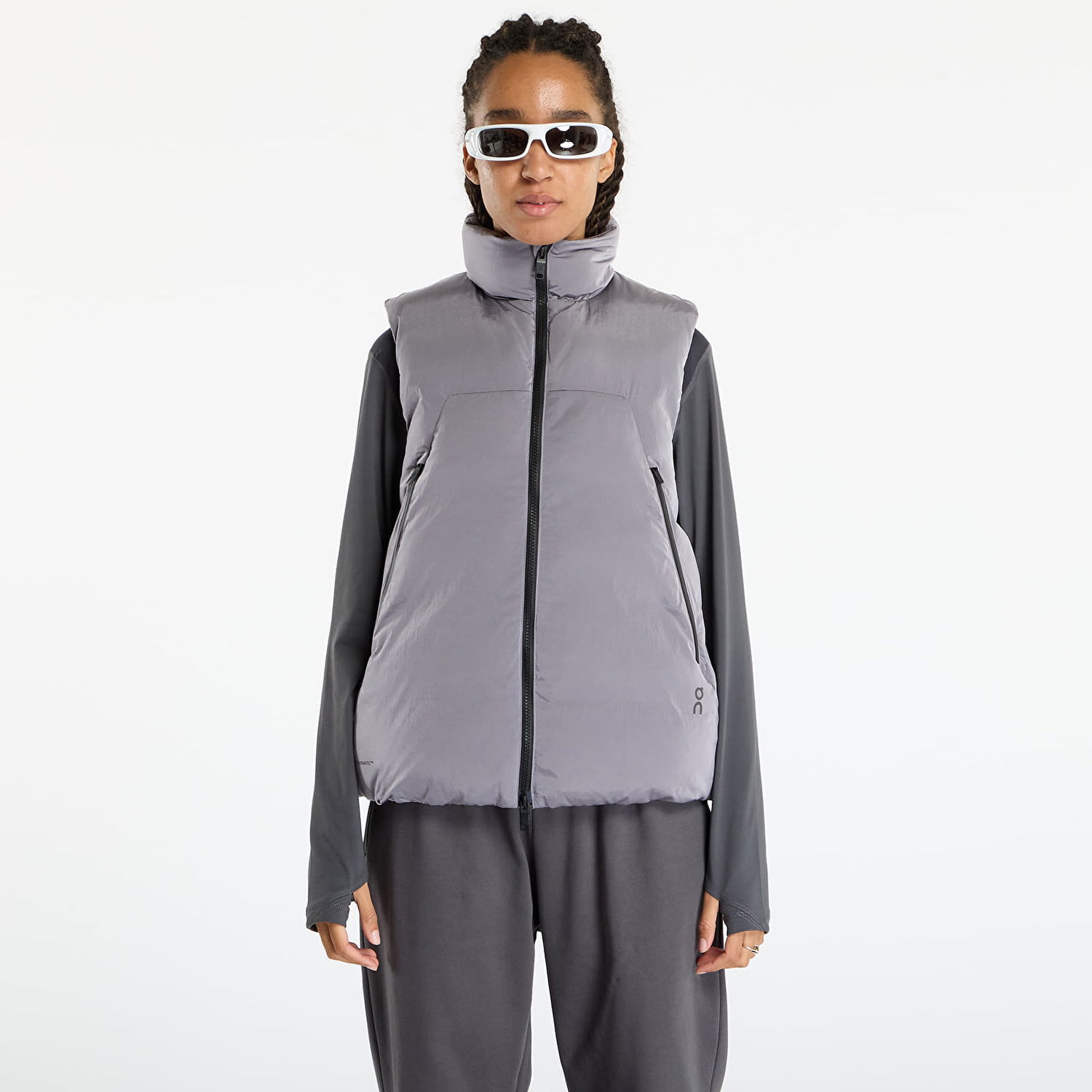 Vest On Running All-Day Puffer Vest Grå | 1WF30490174 W, 0