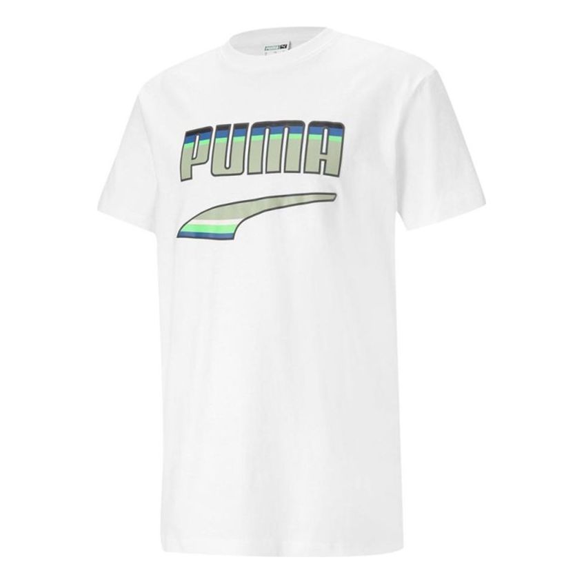 T-shirt Puma Printed T-Shirt Hvid | 531497-02, 0