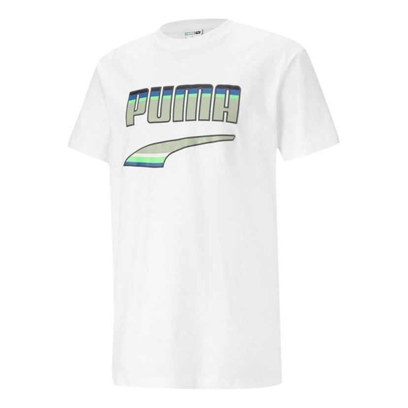 T-shirt Puma Printed T-Shirt Hvid | 531497-02