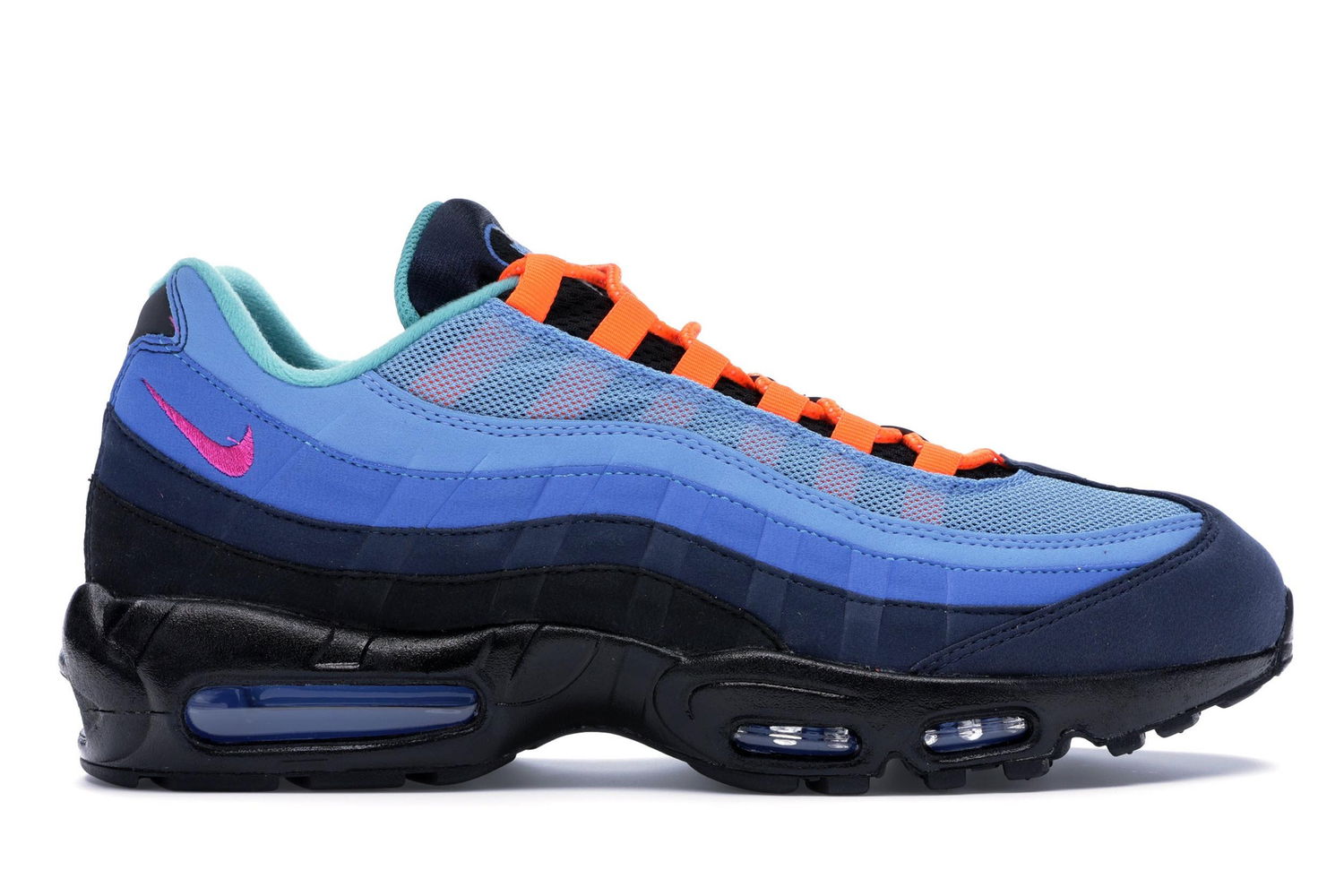 Sneakers og sko Nike Air Max 95 Coral Studios Black Sole Blå | 818592-992, 0