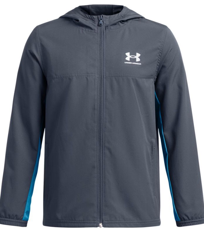 Vindjakke Under Armour Under Armour Rival Woven Jacket Grå | 1390154-044