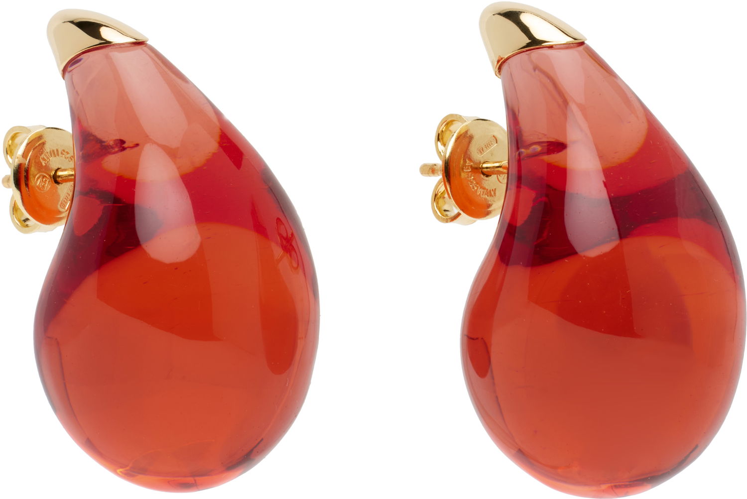 Øreringe Bottega Veneta Small Drop Earrings Rød | 786247 VBOH3, 1
