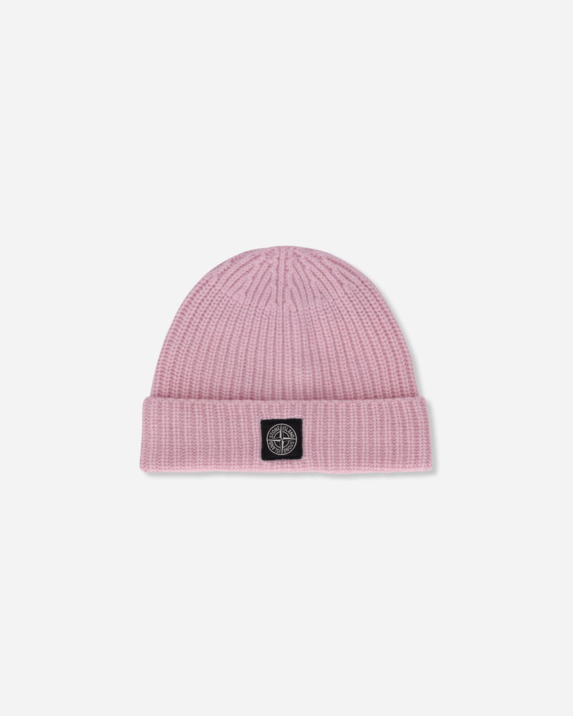 Beanie Stone Island Geelong Wool Beanie Lyserød | K2S15-N100012-S00B4 V0080