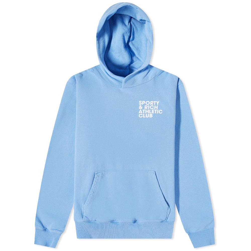 Sweatshirt Sporty & Rich Exercise Often Hoodie Blå | SR-EXHDY-HYD, 0