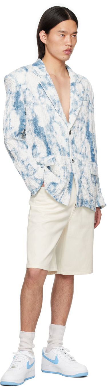 Jakke Feng Chen Wang Feng Chen Wang Printed Blazer Blå | FUS17JK13, 3