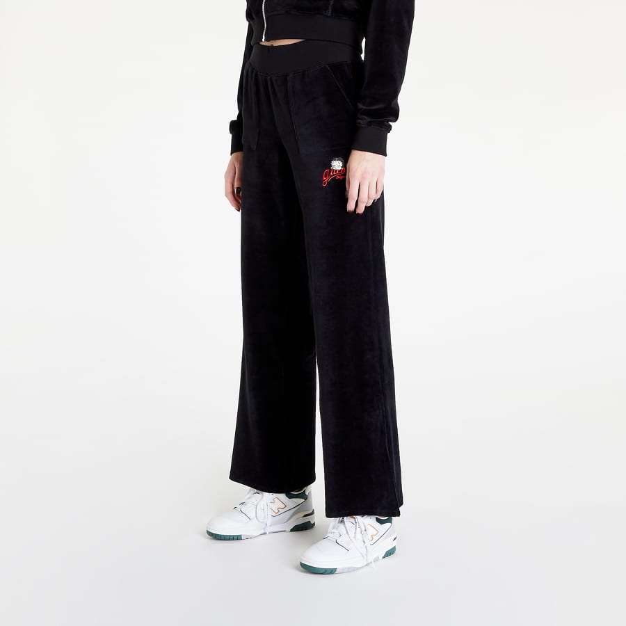 Joggingbukser GUESS Betty Boop Velour Pants Sort | W2BQ04KBBN0-JBLK, 0