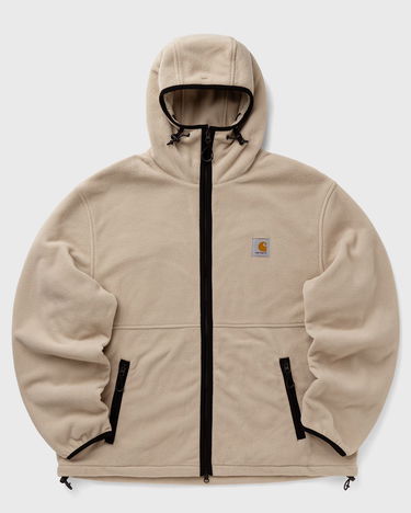 Sweatshirt Carhartt WIP Blevin Liner Hooded Full-Zip Fleece Jacket Beige | I035310-2LP.XX, 0