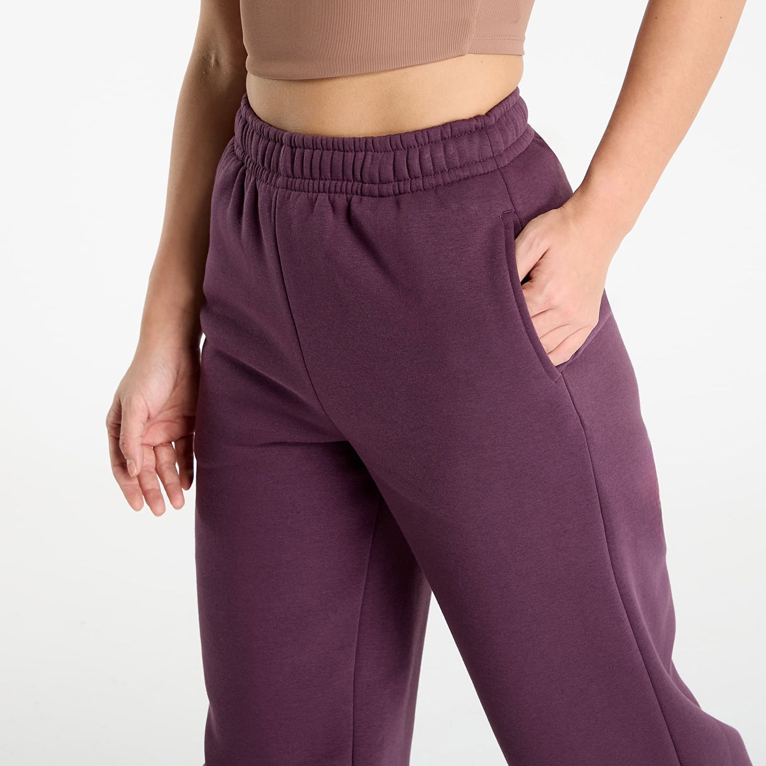 Joggingbukser Urban Classics Fluffy Sweatpants Lilla | TB7107-18329, 1