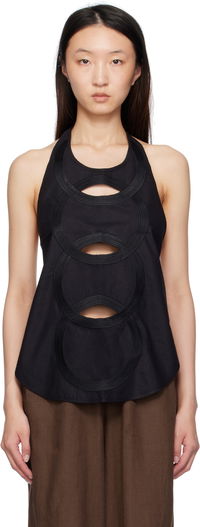 Baserange Halter Neck Cutout Top