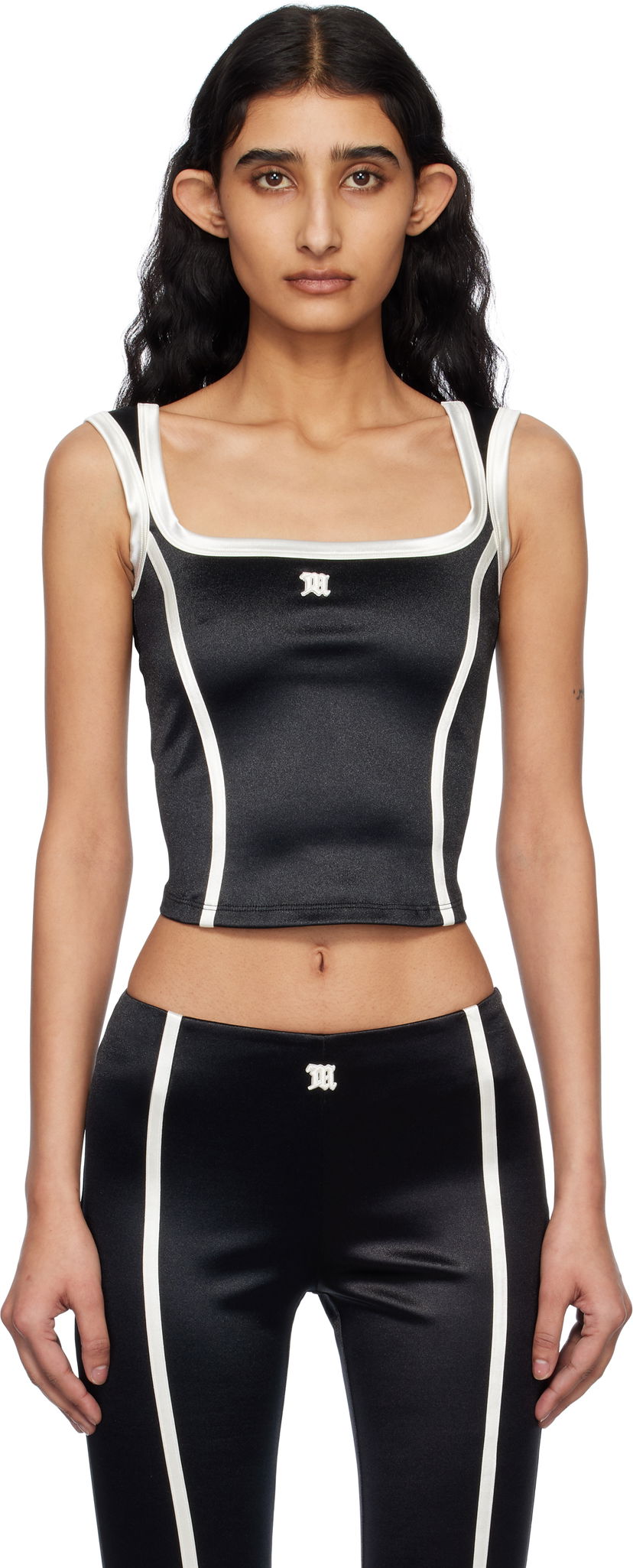 Tanktop MISBHV MISBHV St Germain Sleeveless Crop Top Sort | 250W100
