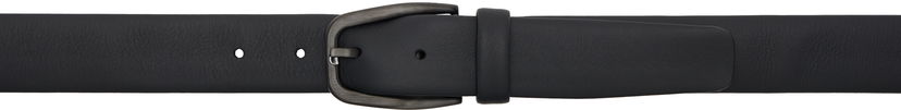 Bælter ZEGNA Leather Belt Sort | LHACQ-B021ZZ