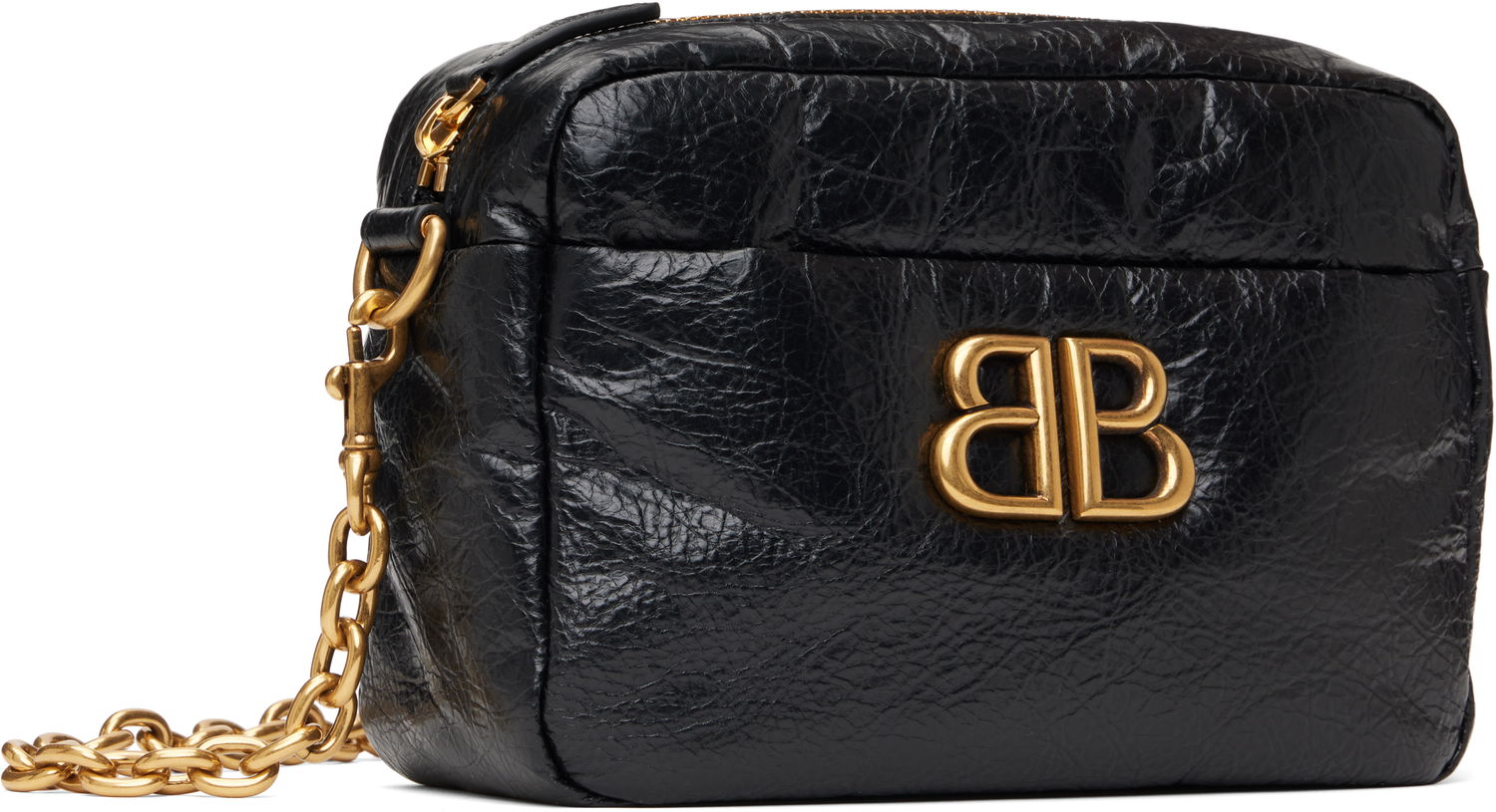 Skuldertaske Balenciaga Black Leather XS Camera Bag Sort | 806459 2AAR8, 1