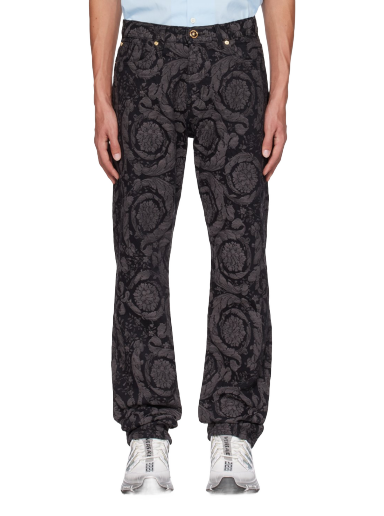 Jeans Versace Barocco Sort | 1007837_1A07719