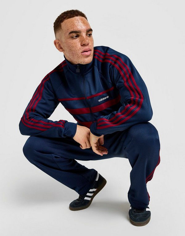 Træningsdragt adidas Originals The First Tt Track Top Mørkeblå | KD9091, 0
