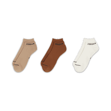 Sokker Jordan Everyday No-Show Socks (3 Pairs) Beige | DX9656-910, 2