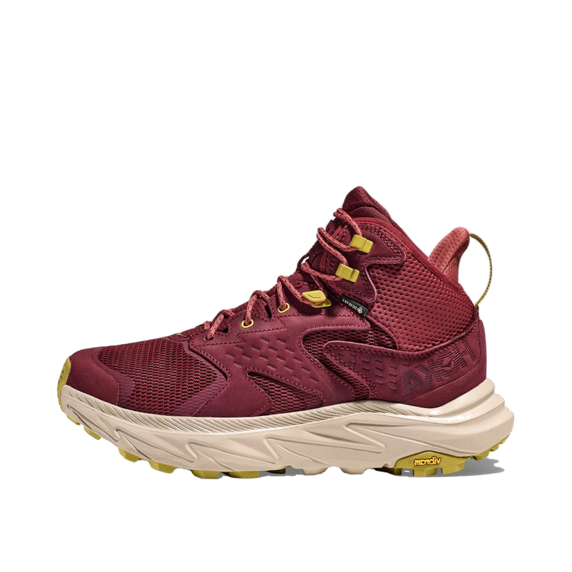 Sneakers og sko Hoka One One Anacapa 2 Mid Gore Tex Cabernet Oxford Tan Rød | 1141633-COTN