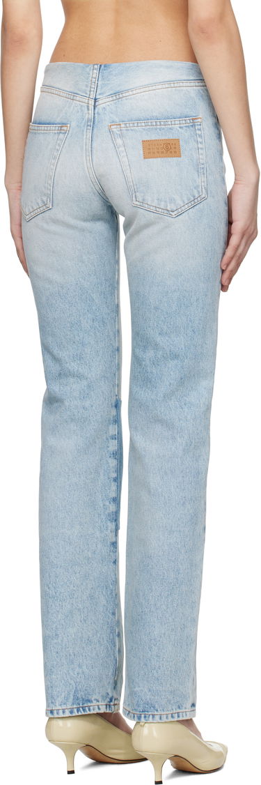 Jeans Maison Margiela MM6 Maison Margiela Patchwork Jeans Blå | S62LB0187 M30018, 2