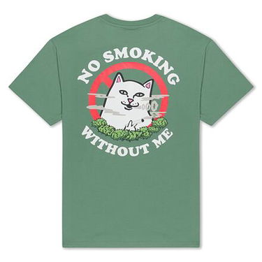 T-shirt RIPNDIP Rip N Dip No Smoking T-Shirt Grøn | RNDSPR25159, 1
