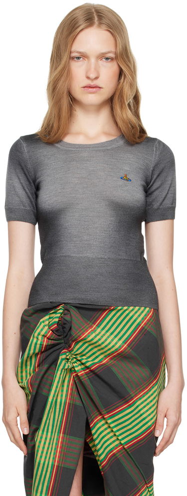Sweater Vivienne Westwood Vivienne Westwood Eli Knit Sweater Grå | 1803005I-Y002V-, 0