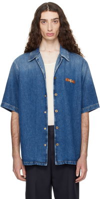 Versace Medusa Biggie Denim Shirt