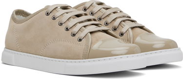 Sneakers og sko LANVIN DBB1 Suede & Patent Leather Sneakers Grå | FW-SKDBB1-VBAL-H24, 3
