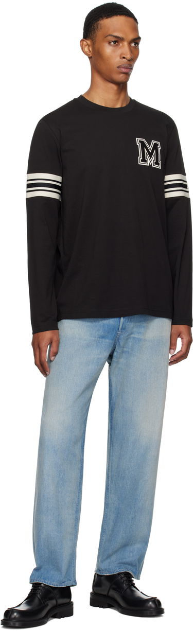T-shirt Moncler Moncler Archivio Long Sleeve T-Shirt Sort | K20918D0000589AYY, 4