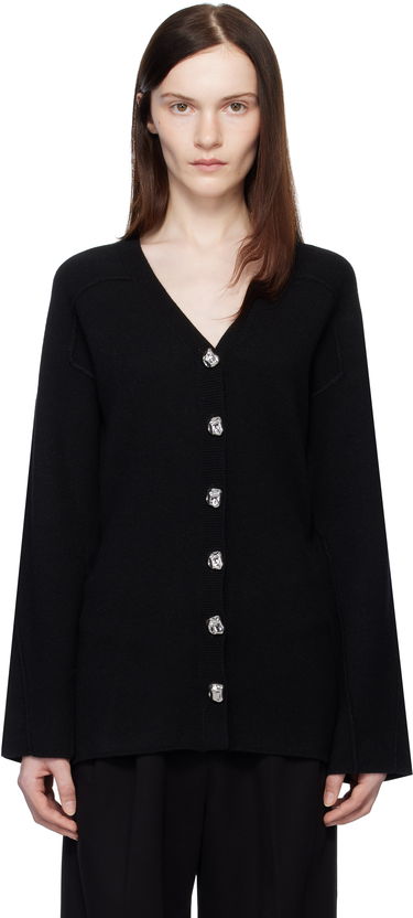 Sweater rag & bone rag & bone Bridget V-Neck Cardigan Sort | WAS24H012MM12, 0