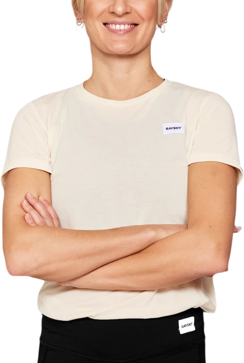 T-shirt Saysky Saysky Clean Motion T-Shirt Beige | xwrss51c102