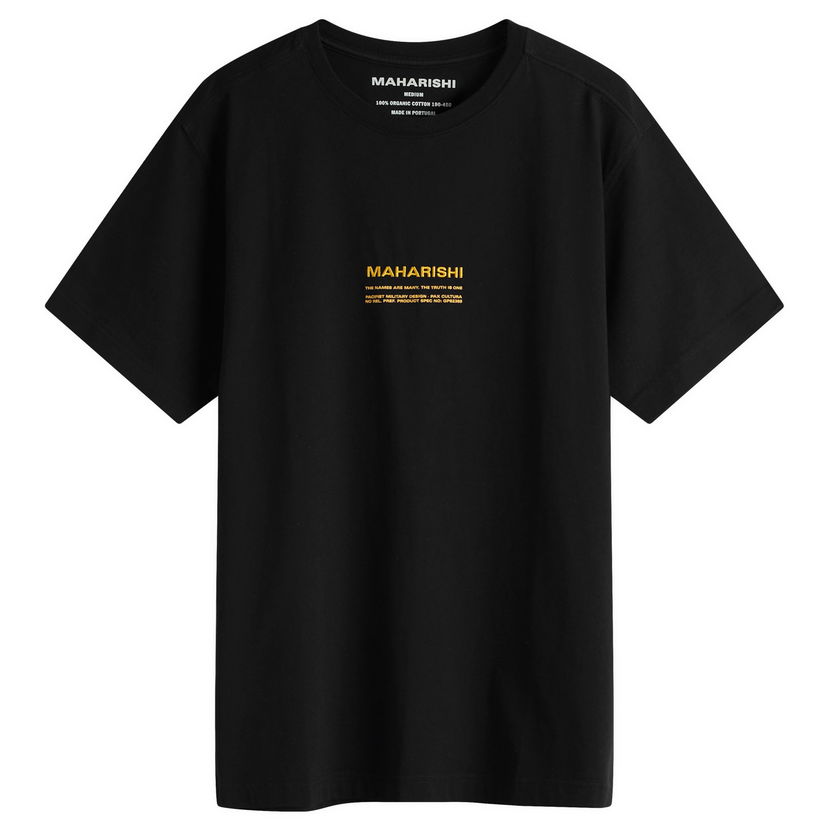 T-shirt Maharishi Less Dangerous T-Shirt, Size Large Sort | 1453-BLK