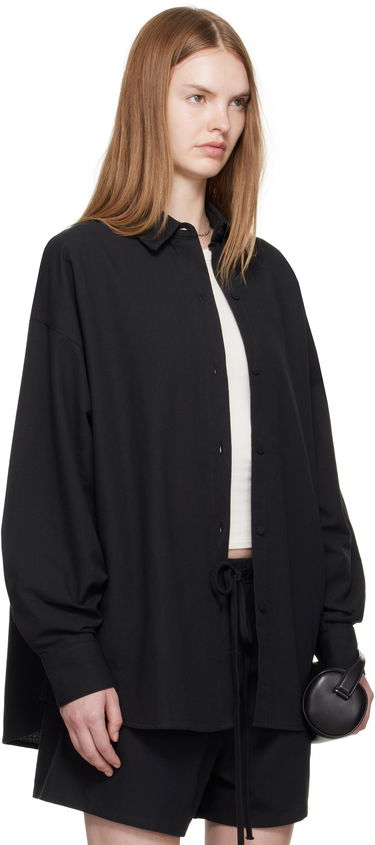 Skjorte Fear of God Fear of God ESSENTIALS Relaxed Shirt Sort | 186SP255520FW, 1
