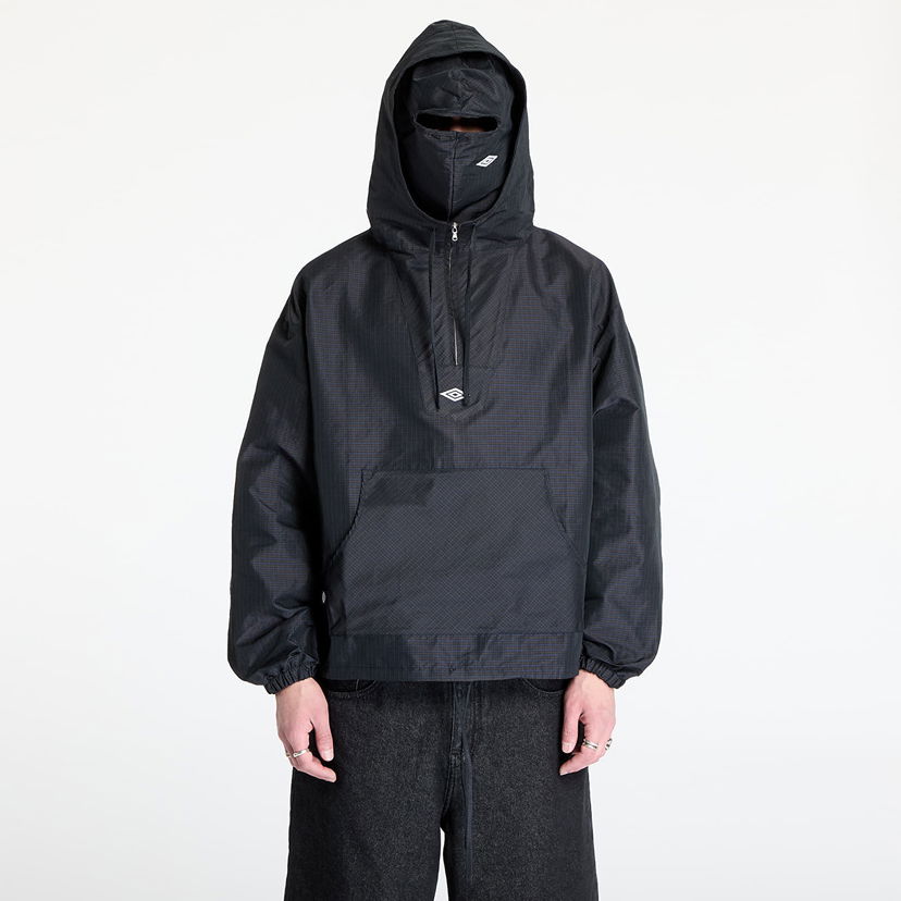 Vindjakke Umbro Umbro Check Mask Anorak Sort | UBMW0289FA185 BLU0036