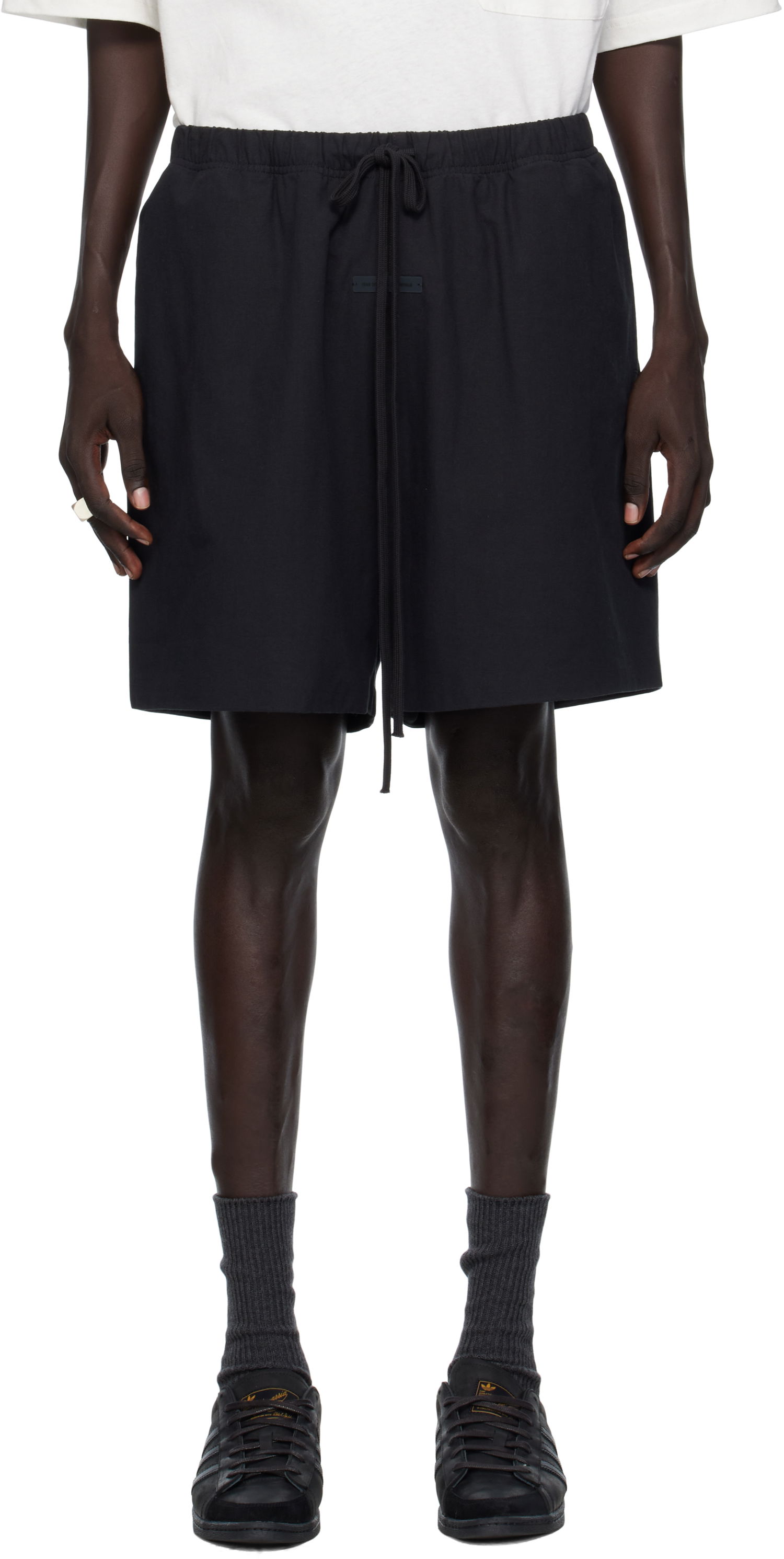 Shorts Fear of God Fear of God ESSENTIALS Oxford Soccer Shorts Sort | 160SP254600F, 0