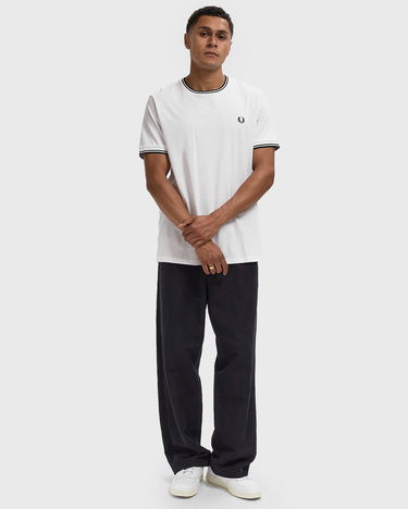 T-shirt Fred Perry Twin Tipped T-Shirt Hvid | M1588V-100, 2
