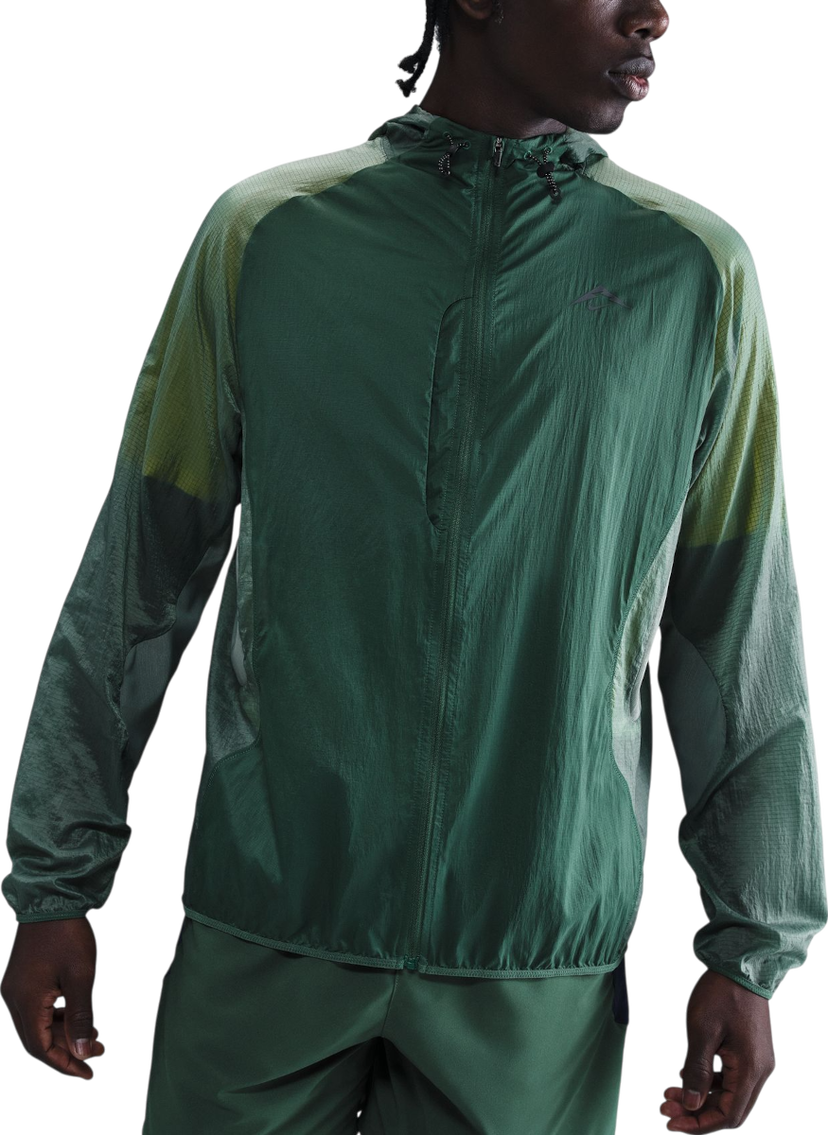 Jakke Nike Nike Trail Aireez Hooded Jacket Grøn | fn4002-323