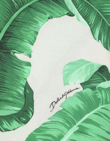 Skjorte Dolce & Gabbana Oversize Polo-shirt With Banana Tree Print Grøn | G8RG4THS7M4H2005, 3