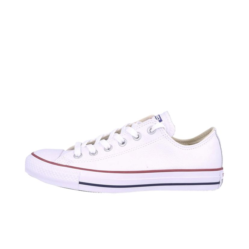 Sneakers og sko Converse Chuck Taylor All Star OX White Leather Hvid | 132173