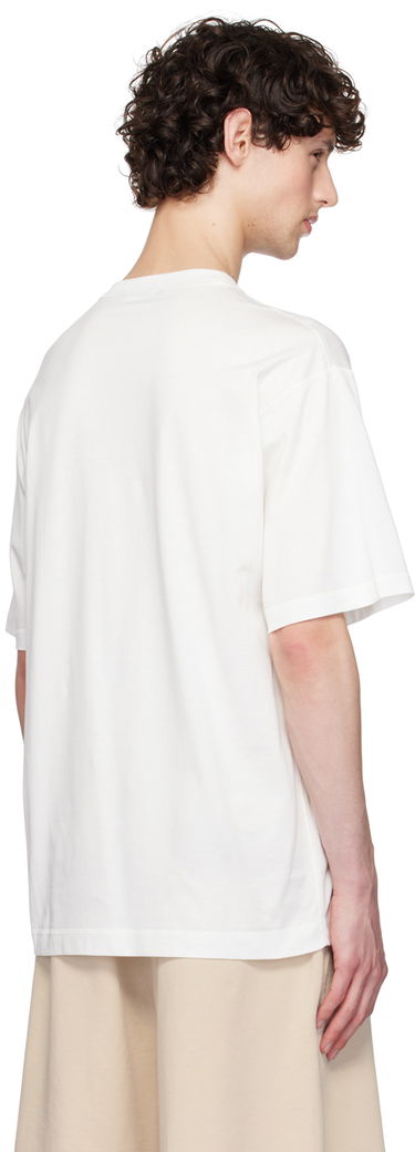 T-shirt Dolce & Gabbana Dolce&Gabbana T-Shirt With Embroidered Logo Hvid | G8PN9ZG7NYE, 2