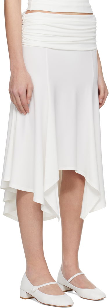 Nederdel GUIZIO Guizio Soffiano High-Low Midi Skirt Rød | S25328K012, 4