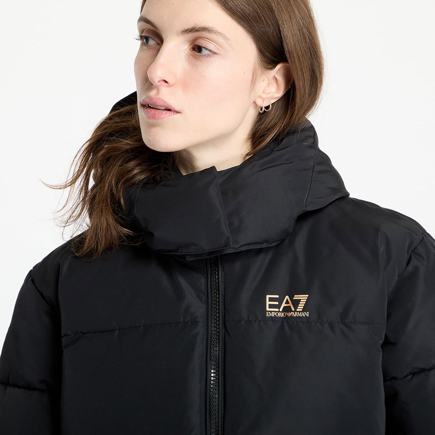 Puffer jakke Emporio Armani Black Bomber Jacket Sort | 6DTB09TN8AZ0210, 1
