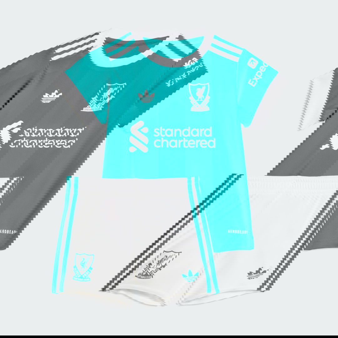 Jersey adidas Performance Liverpool FC 25/26 Babies Third Kit Turkis | JV6476, 0