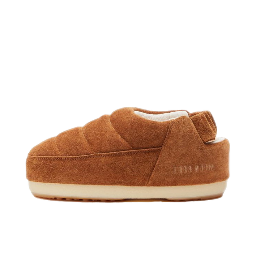 Sneakers og sko Moon Boot Evolution Suede Sandal Tan Brun | 14601500001