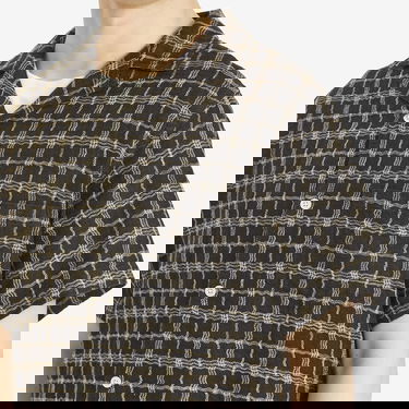 Skjorte Portuguese Flannel Dorne Wavey Check Vacation Shirt Sort | SS25-033-BLK, 5