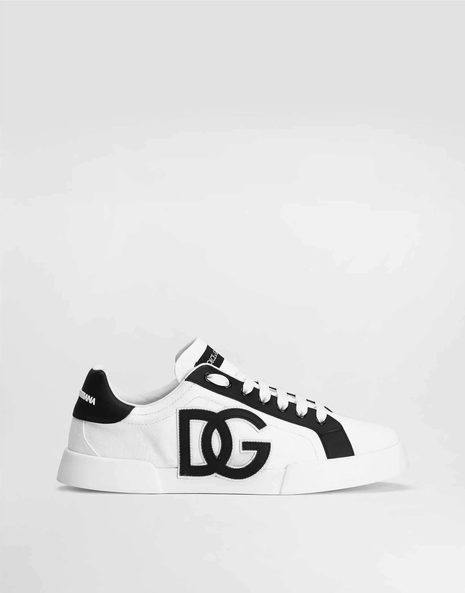 Sneakers og sko Dolce & Gabbana Portofino Light Strobel Canvas and Calfskin Hvid | CS2343AE6298T908, 0