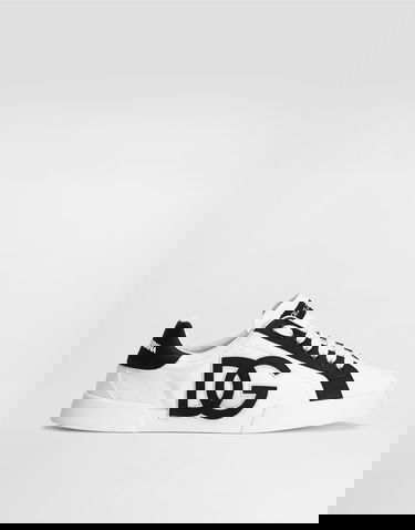 Sneakers og sko Dolce & Gabbana Portofino Light Strobel Canvas and Calfskin Hvid | CS2343AE6298T908, 0