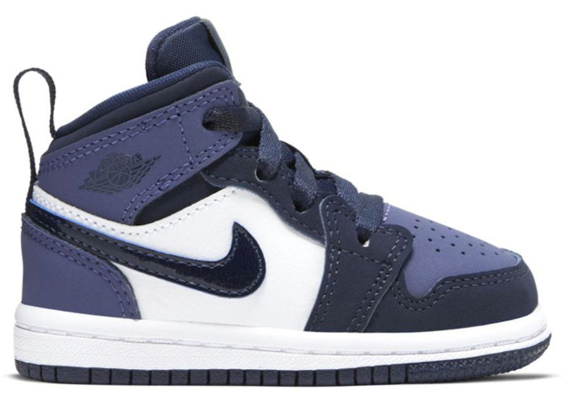 Sneakers og sko Jordan Air Jordan 1 Mid Mørkeblå | 640735-445