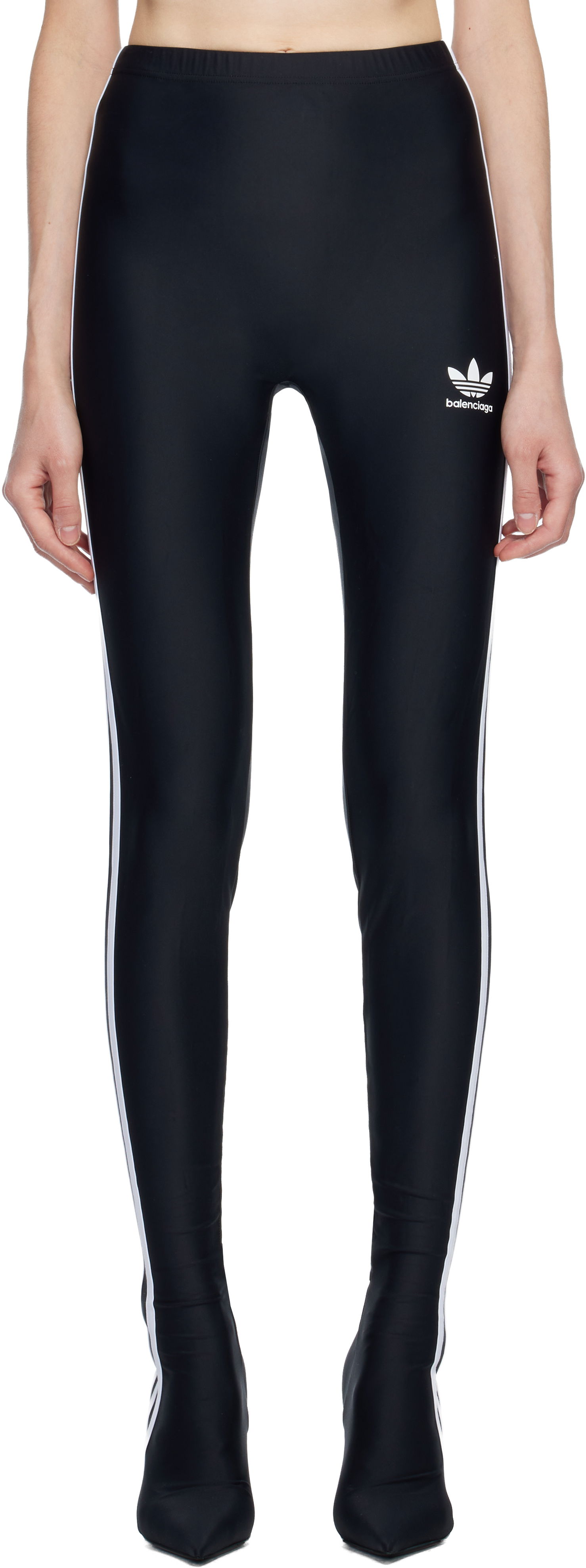 Leggings Balenciaga Balenciaga adidas Originals Edition Pantaleggings Sort | 725991 TYK07, 0