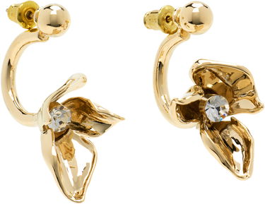 Øreringe Erdem Erdem Small Flower Half-Hoop Earrings Gul | PF25_JE19_00038003, 1