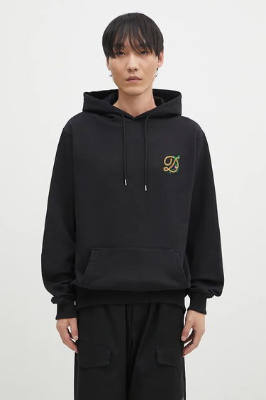 Sweatshirt Drôle de Monsieur Hoodie with Print Sort | E.HO170.CO127.BL, 0