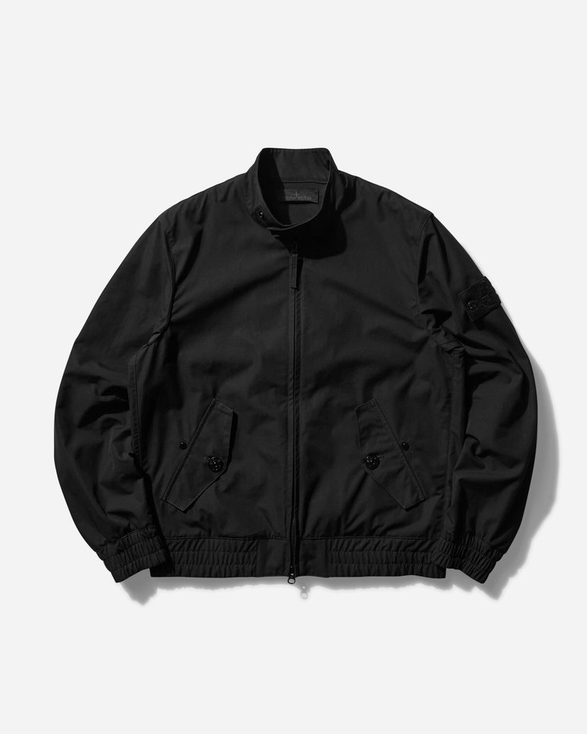 Bomberjakke Stone Island Ghost Piece Weatherproof Cotton Canvas Jacket Sort | K1S15-4100026-S00F1 V0029