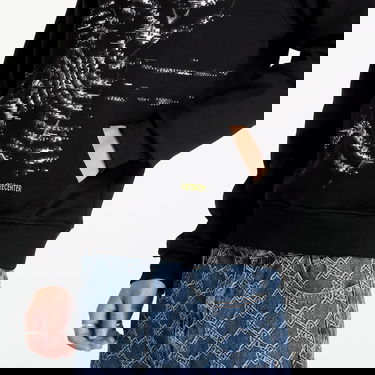 Sweatshirt DAILY PAPER Rewind Hoodie Black Sort | 2421088, 2